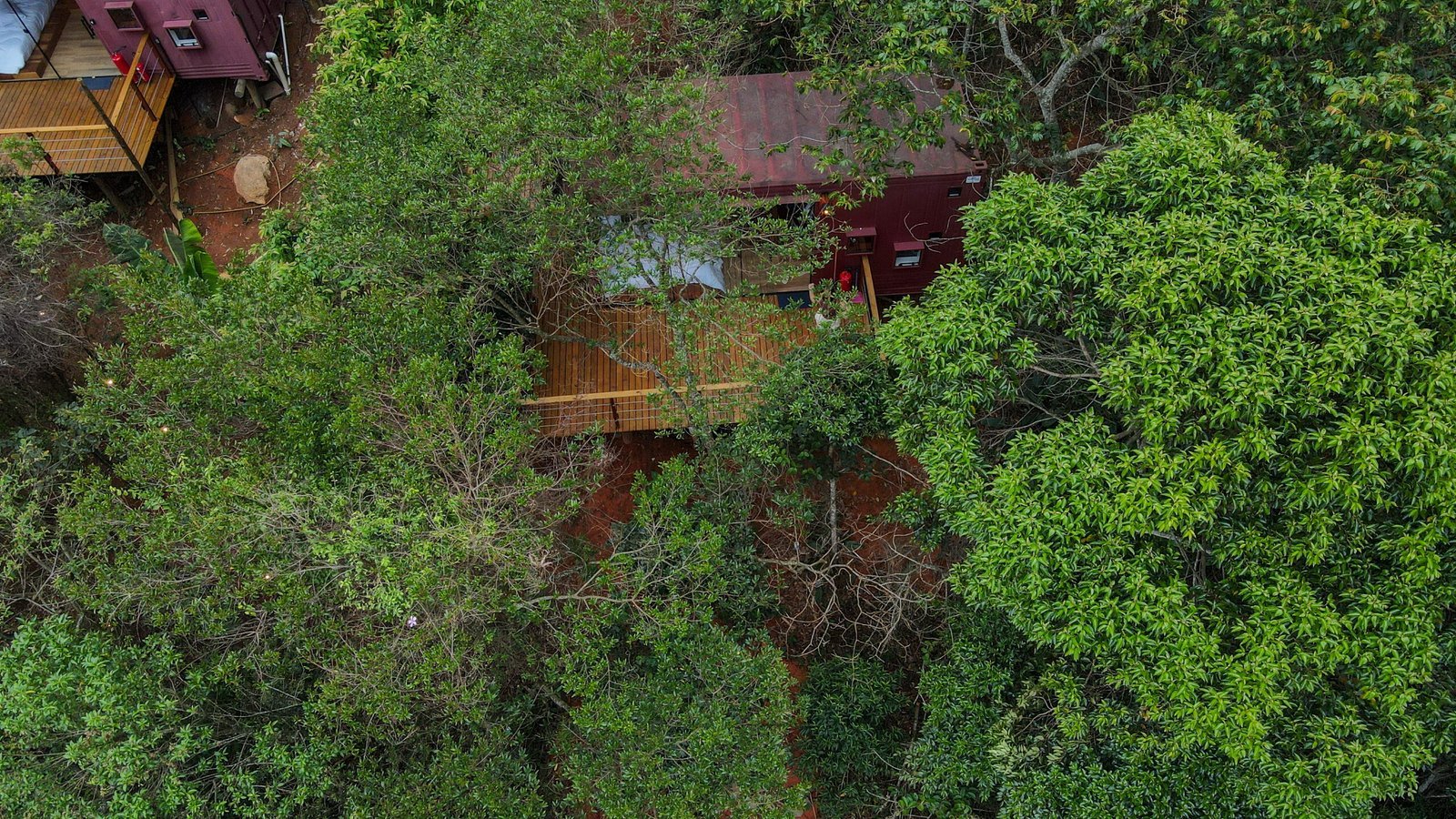 Vista Aérea Hospedagem na Serra da Cantareira